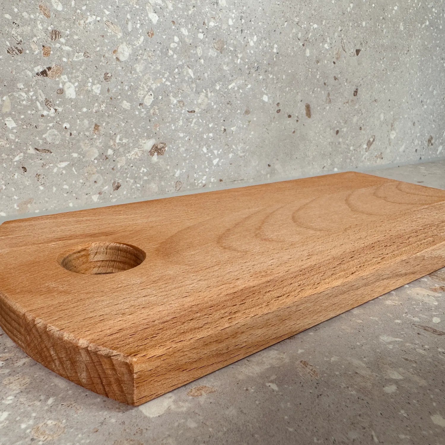 Skärbräda i bokträ 29x13 cm | Liten köksbräda för dagligt bruk