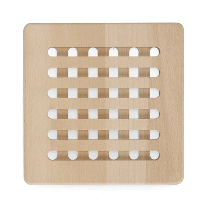 Grytunderlägg i bokträ