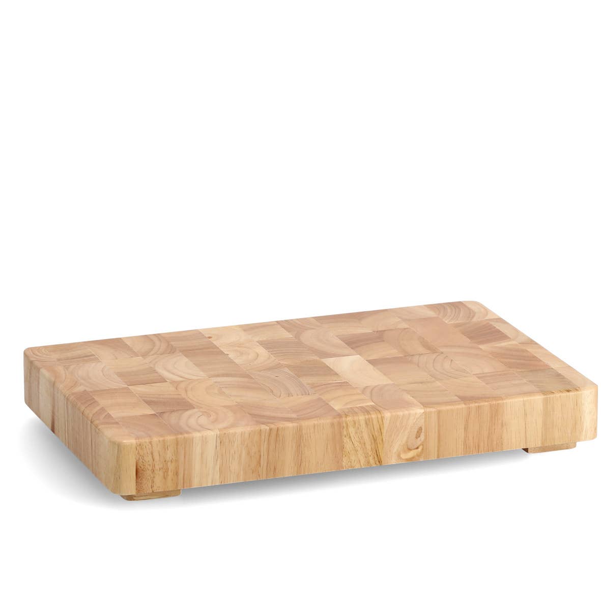 Butcher block skärbräda i gummiträ