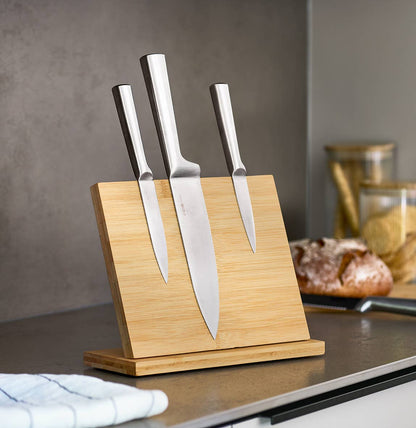 Magnetisk knivhållare i bambu