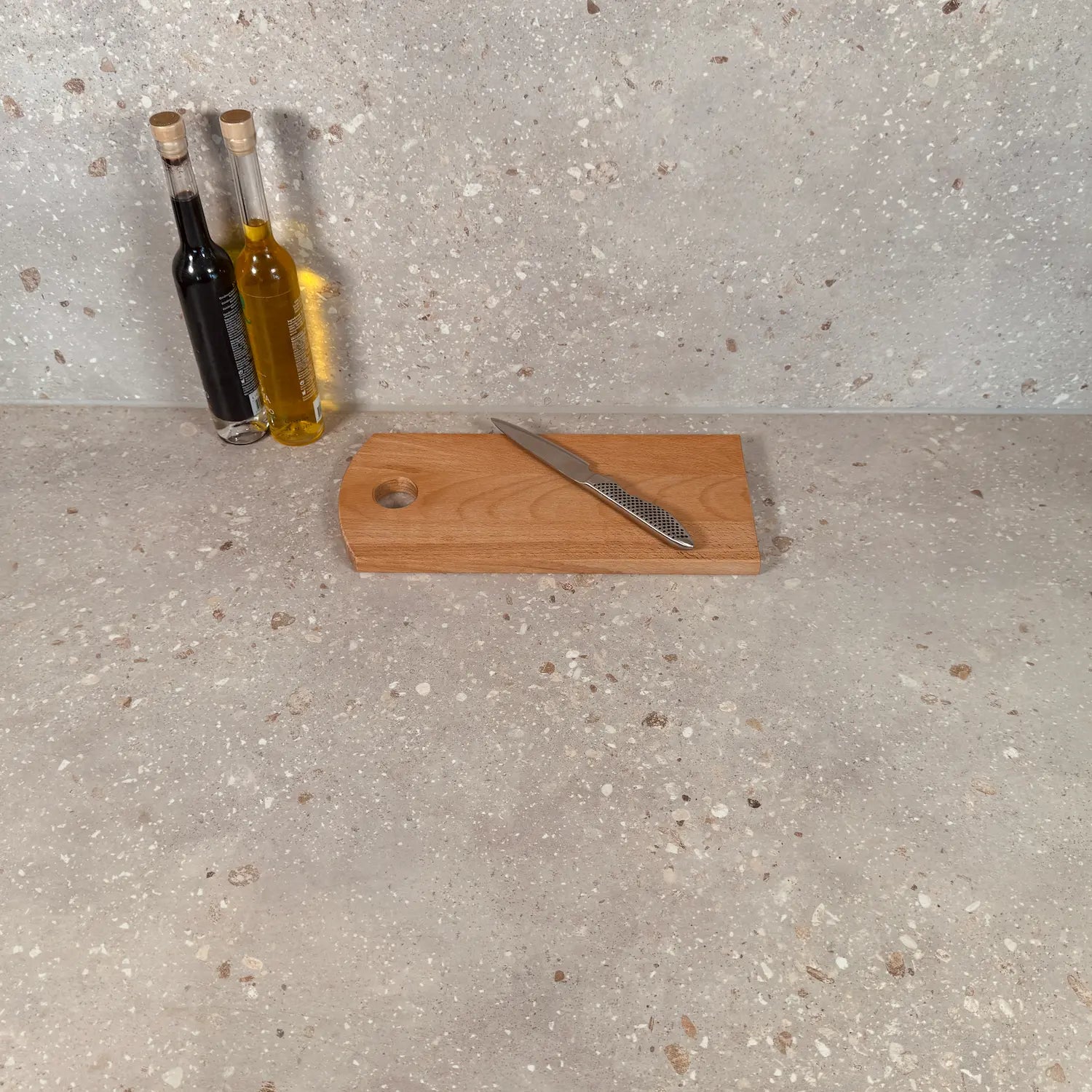 Skärbräda i bokträ 29x13 cm | Liten köksbräda för dagligt bruk
