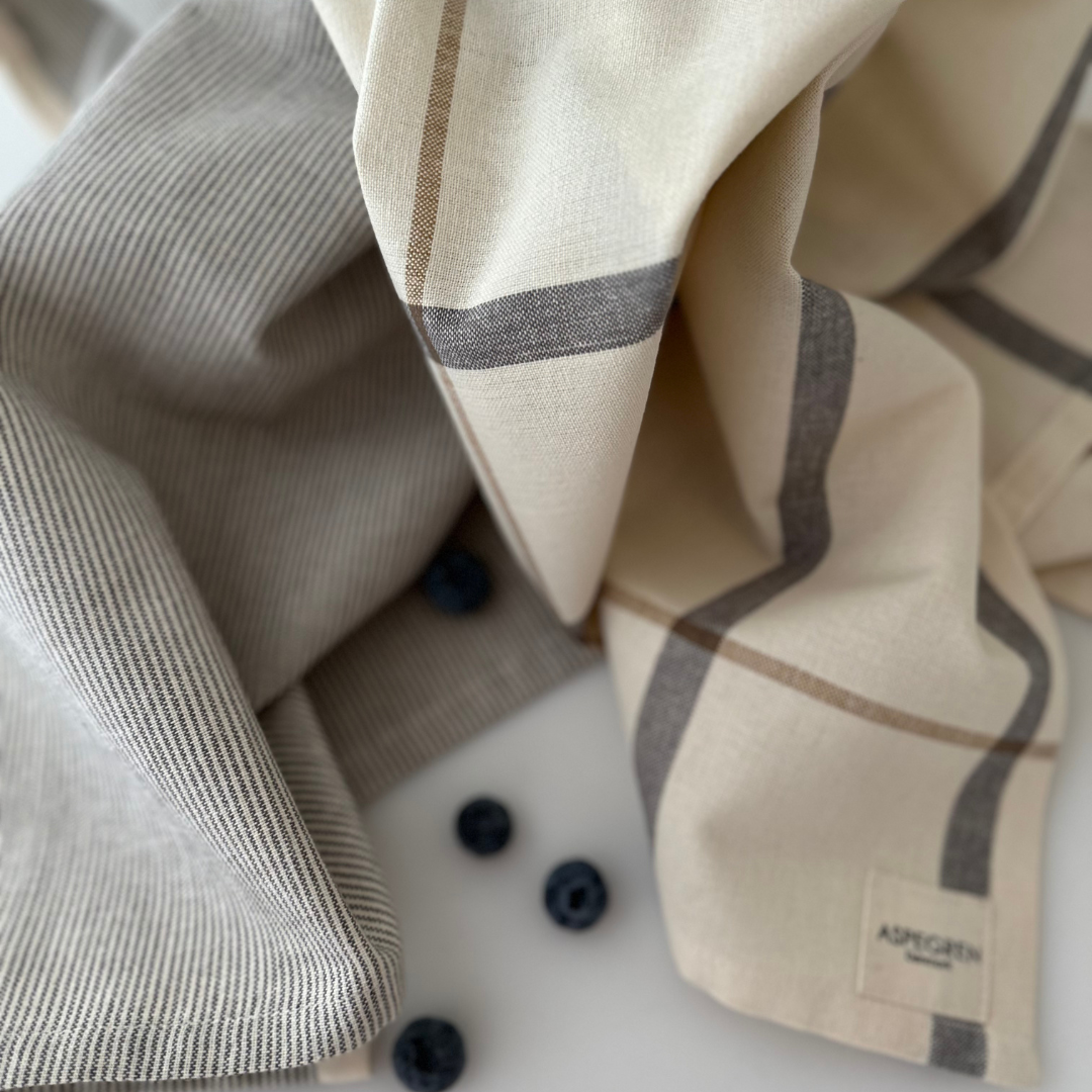 Kökshandduk - Ekologisk Bomull - Peppar 50x70 cm