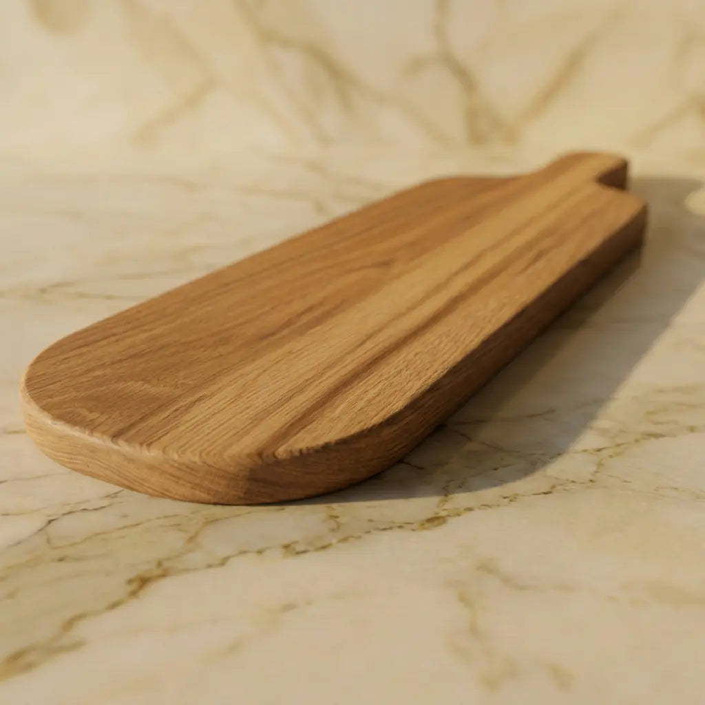 Charkbricka i ek 59x14x2cm | Med handtag