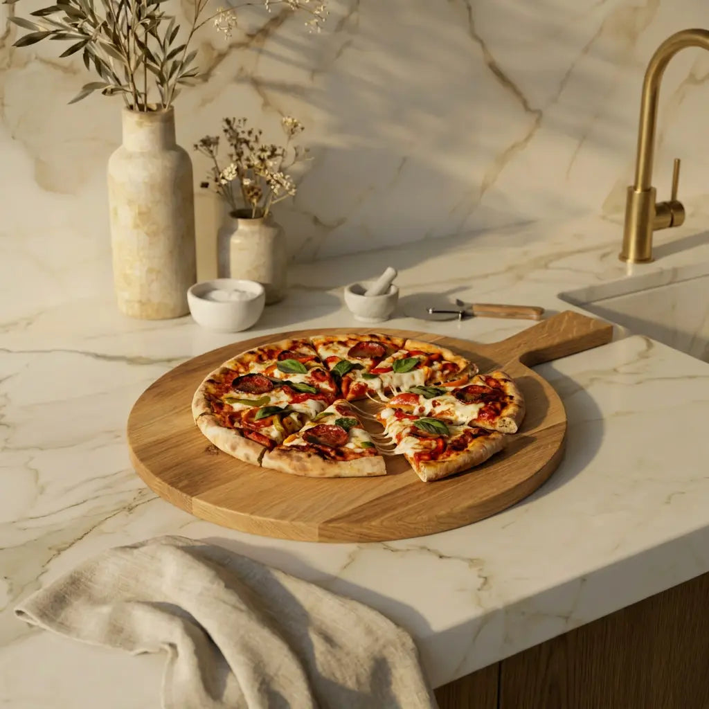 Pizzabräda 35cm | Med handtag